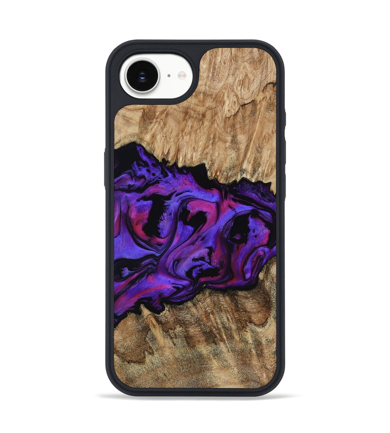 iPhone 17e Wood Phone Case - Scarlet (Purple, 815215)