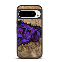 Pixel 9 Pro Wood Phone Case - Scarlet (Purple, 815215)