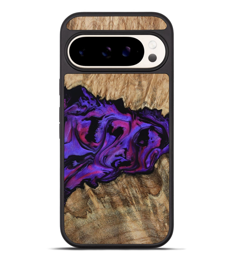 Pixel 9 Pro XL Wood Phone Case - Scarlet (Purple, 815215)