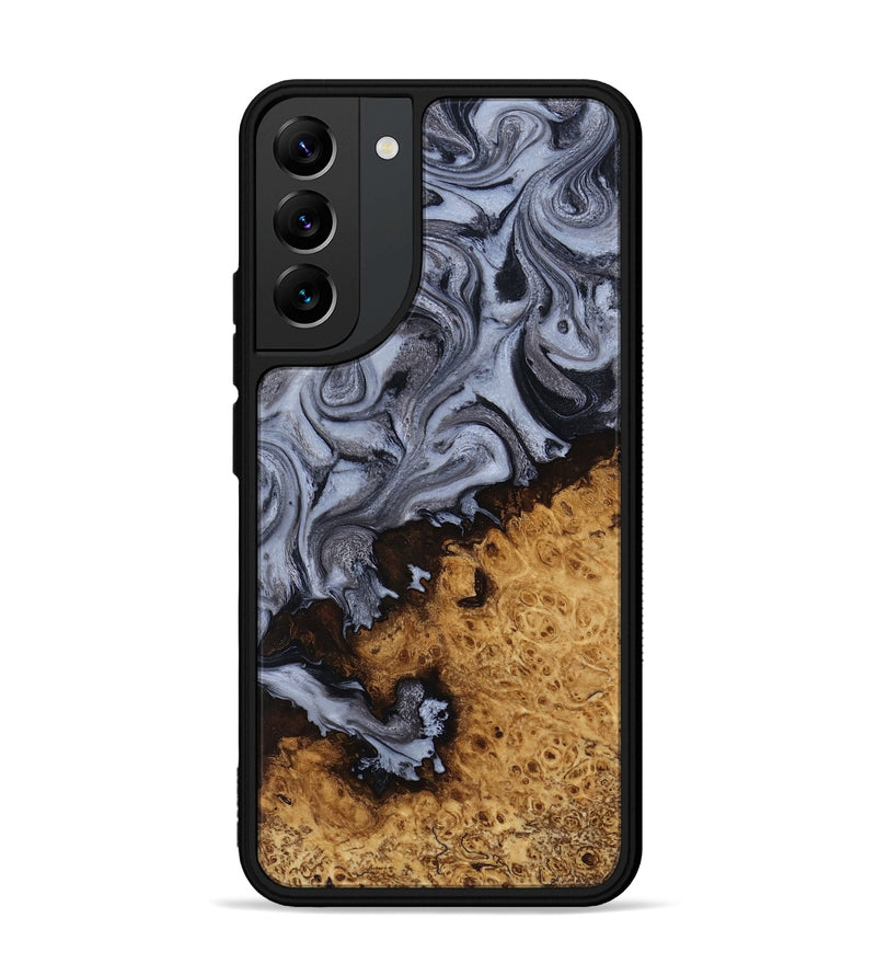 Galaxy S22 Plus Wood Phone Case - Kathlyn (Black & White, 815216)