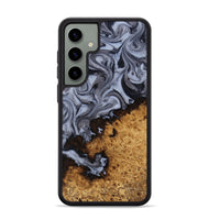 Galaxy S24 Plus Wood Phone Case - Kathlyn (Black & White, 815216)