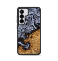 Galaxy S25 Wood Phone Case - Kathlyn (Black & White, 815216)