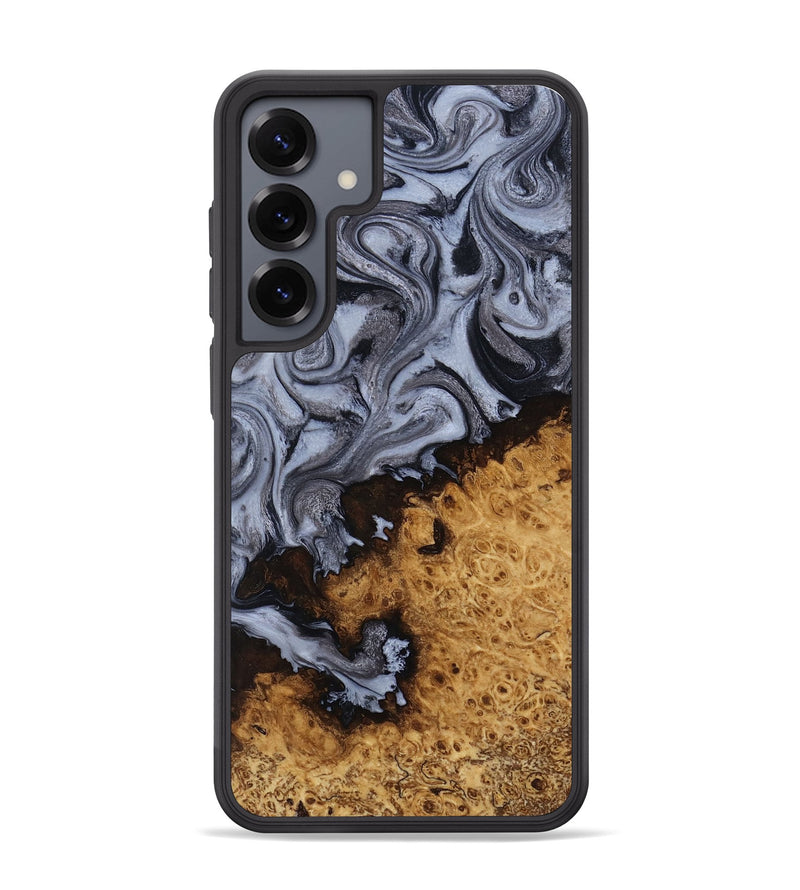 Galaxy S25 Plus Wood Phone Case - Kathlyn (Black & White, 815216)
