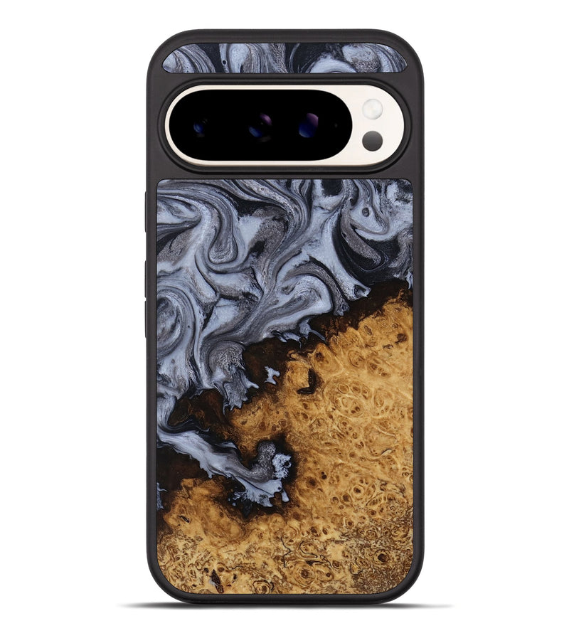 Pixel 10 Pro XL Wood Phone Case - Kathlyn (Black & White, 815216)