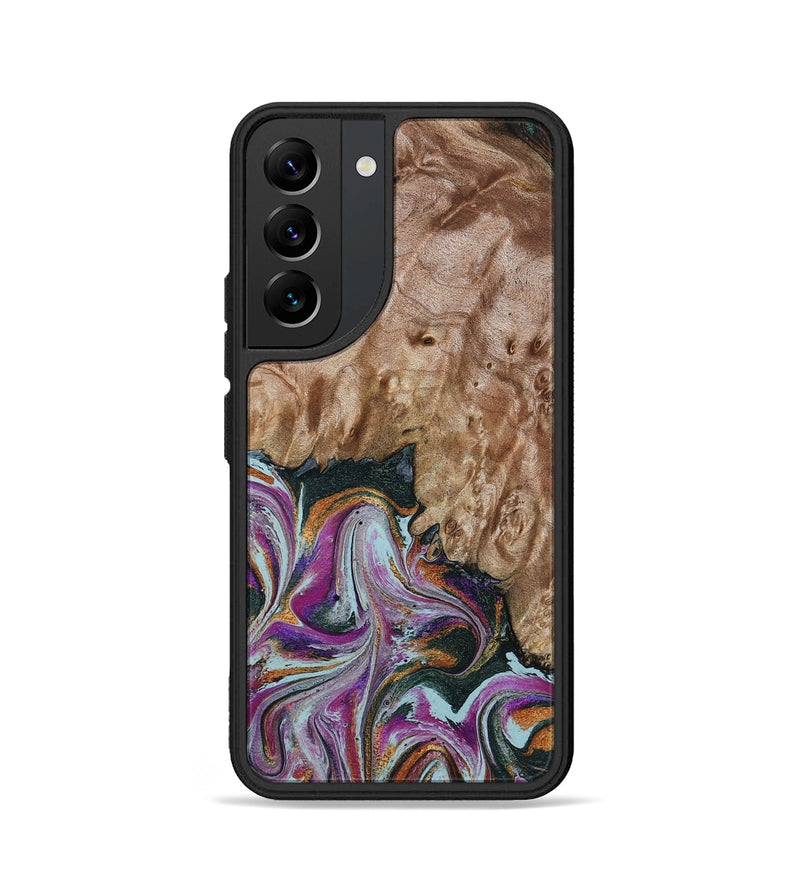 Galaxy S22 Wood Phone Case - Britney (Green, 815222)