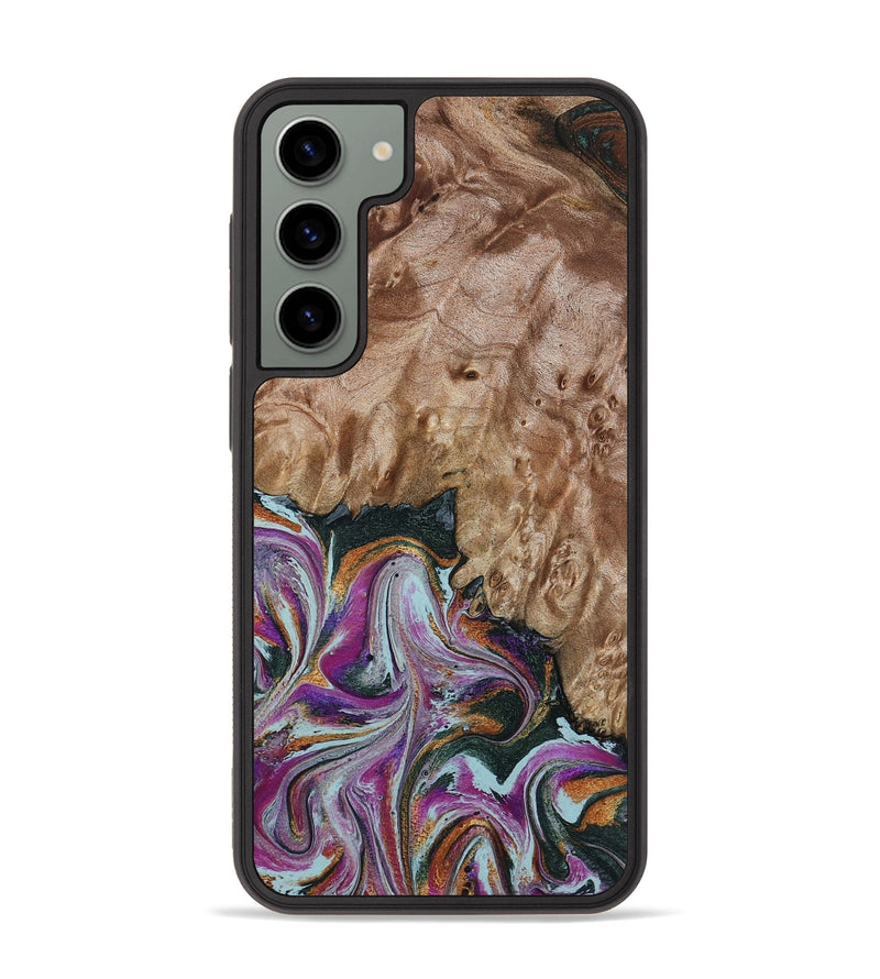 Galaxy S23 Plus Wood Phone Case - Britney (Green, 815222)