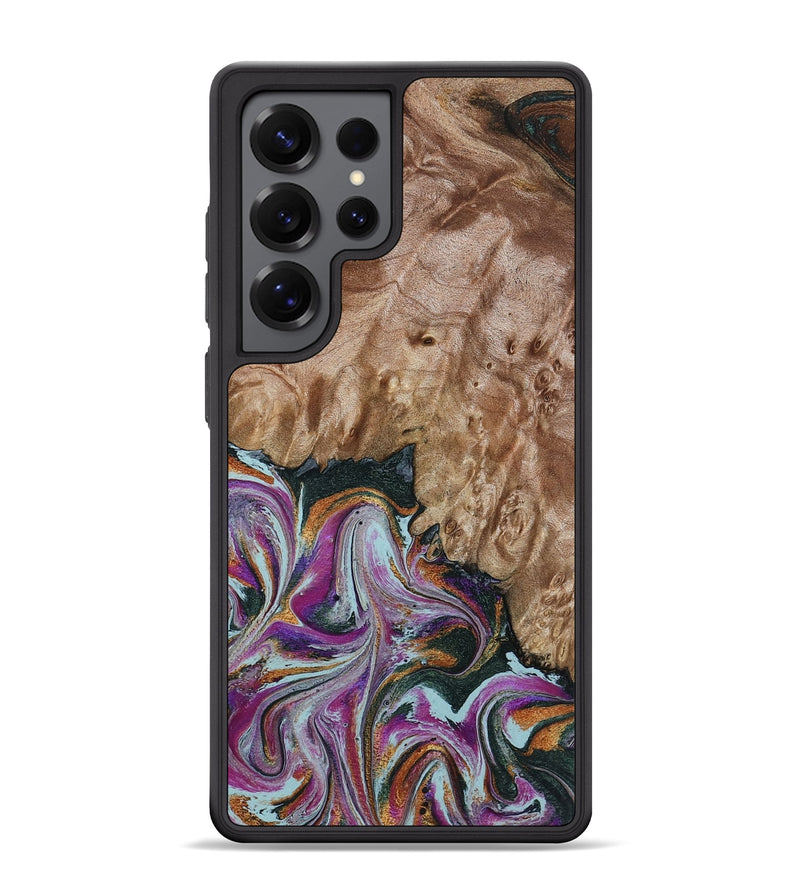 Galaxy S25 Ultra Wood Phone Case - Britney (Green, 815222)