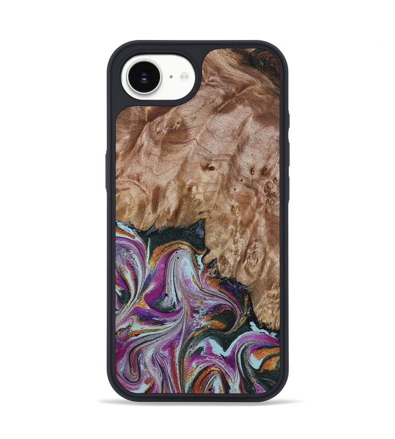 iPhone 16e Wood Phone Case - Britney (Green, 815222)