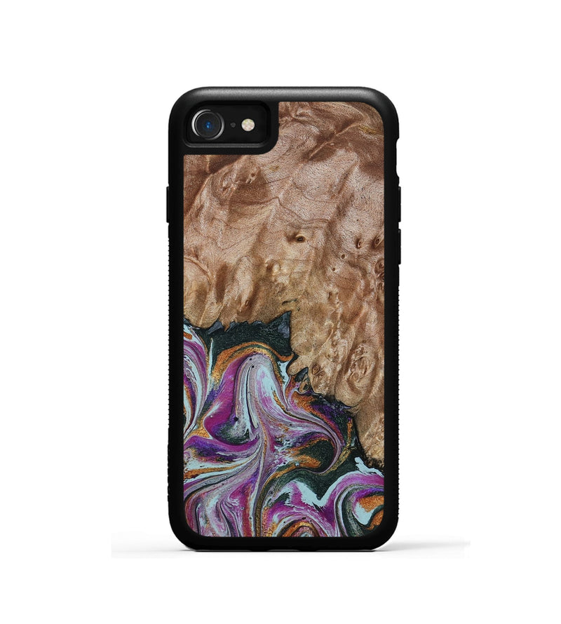 iPhone SE Wood Phone Case - Britney (Green, 815222)