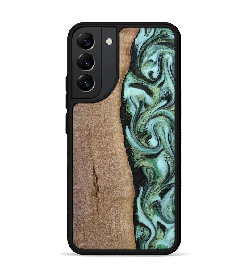 Galaxy S22 Plus Wood Phone Case - London (Green, 815224)
