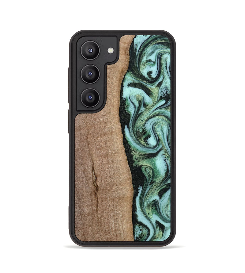 Galaxy S23 Wood Phone Case - London (Green, 815224)