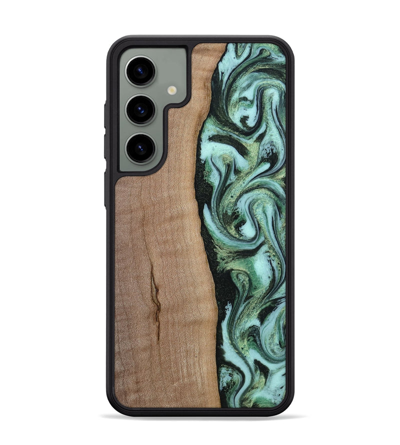 Galaxy S24 Plus Wood Phone Case - London (Green, 815224)
