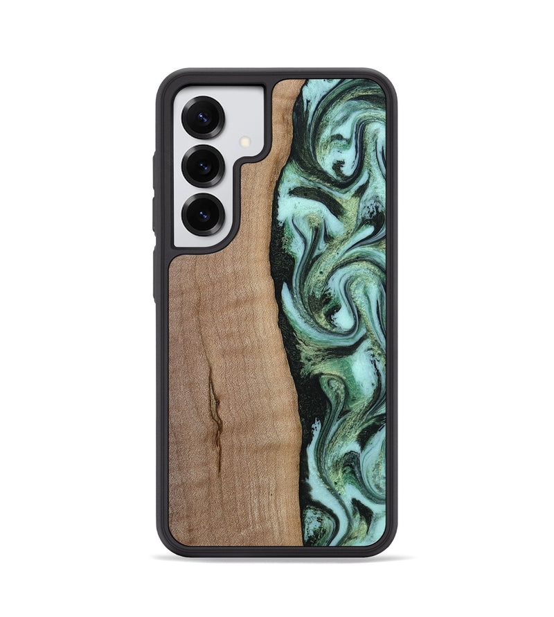 Galaxy S25 Wood Phone Case - London (Green, 815224)