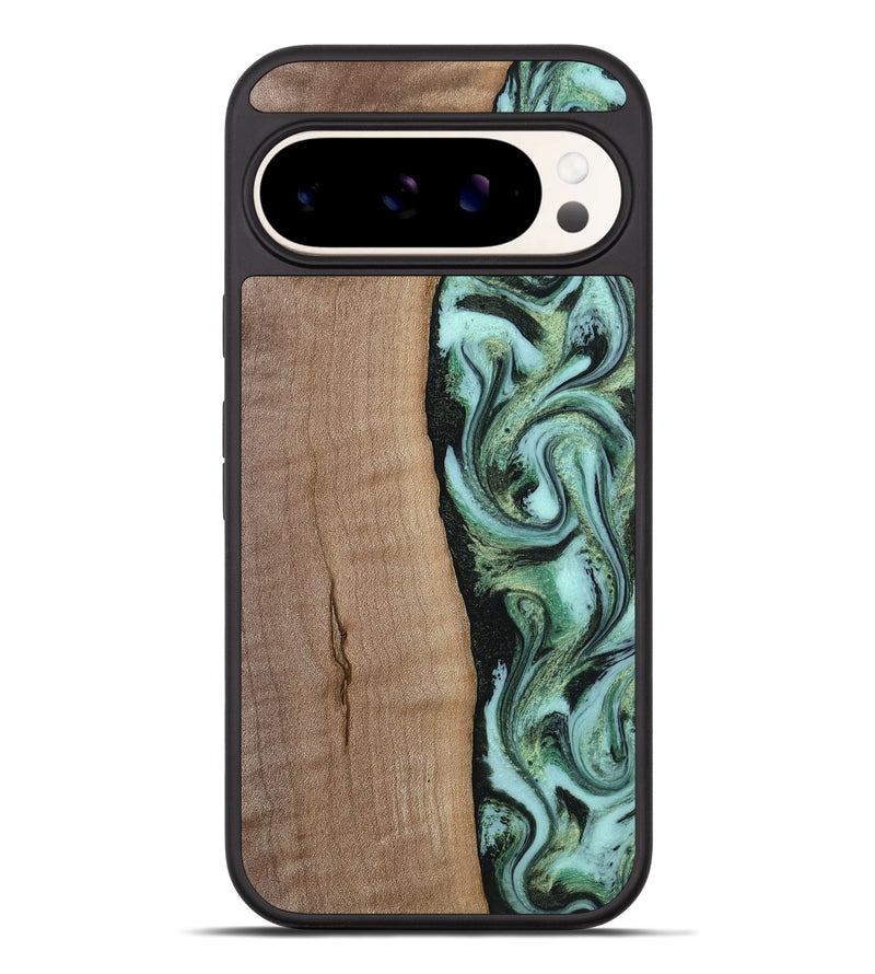 Pixel 9 Pro XL Wood Phone Case - London (Green, 815224)