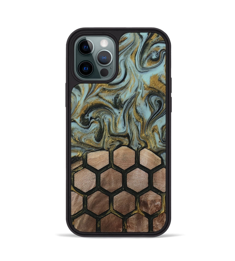 iPhone 12 Pro Wood Phone Case - Kaizen (Pattern, 815238)