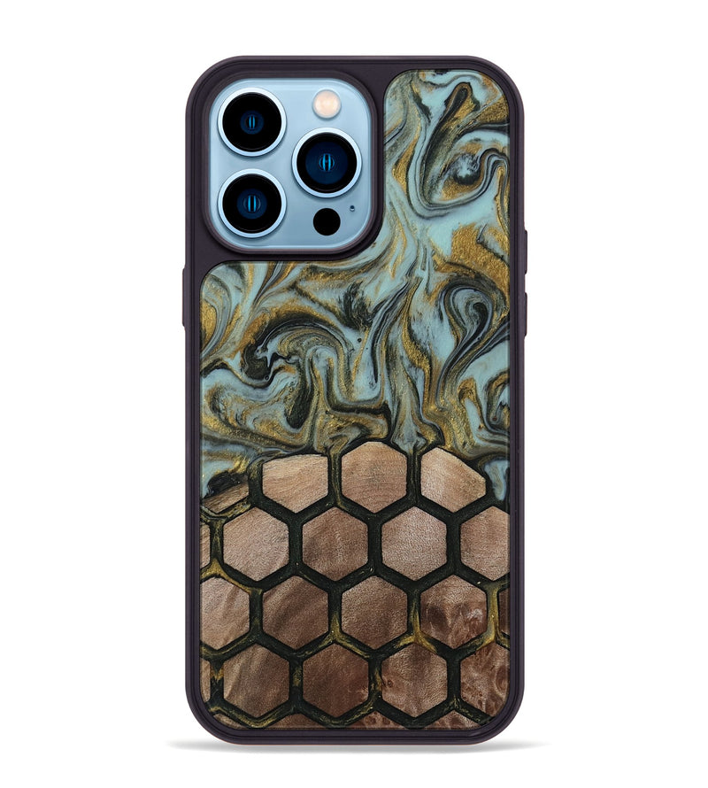 iPhone 14 Pro Max Wood Phone Case - Kaizen (Pattern, 815238)