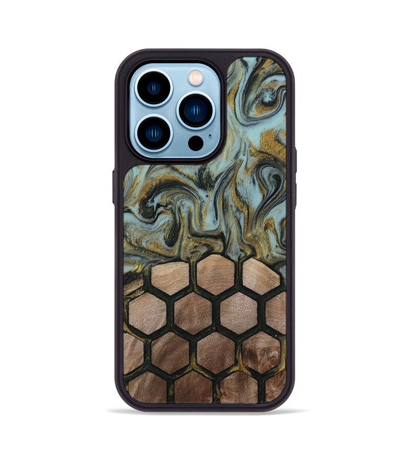 iPhone 14 Pro Wood Phone Case - Kaizen (Pattern, 815238)