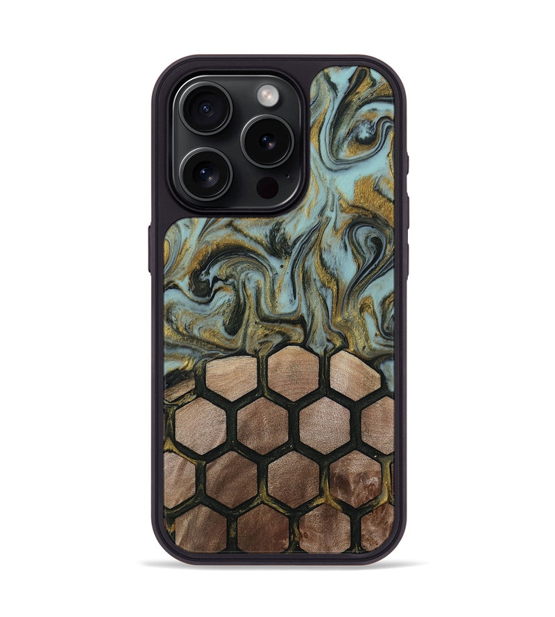 iPhone 15 Pro Wood Phone Case - Kaizen (Pattern, 815238)