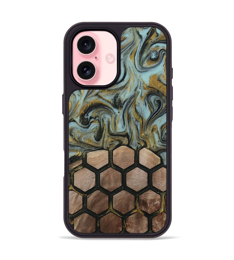 iPhone 16 Wood Phone Case - Kaizen (Pattern, 815238)