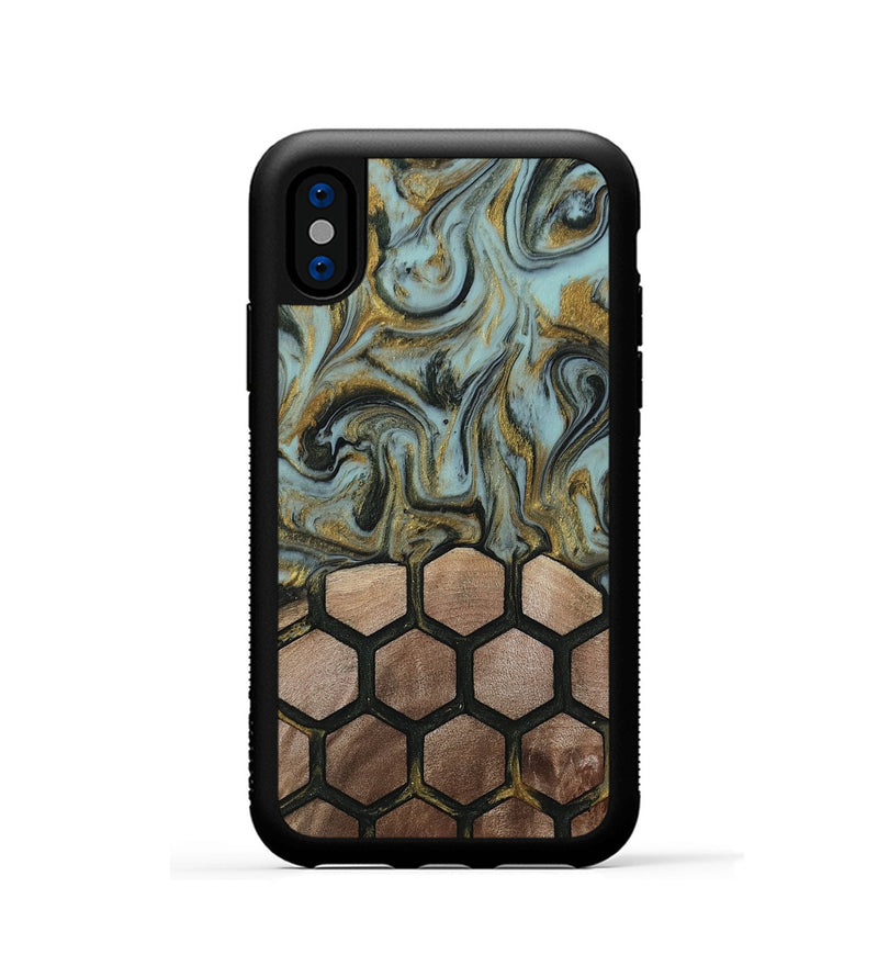 iPhone Xs Wood Phone Case - Kaizen (Pattern, 815238)
