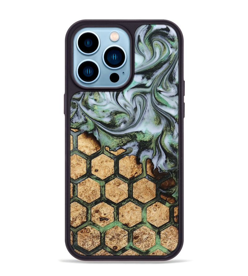 iPhone 14 Pro Max Wood Phone Case - Ariah (Pattern, 815242)