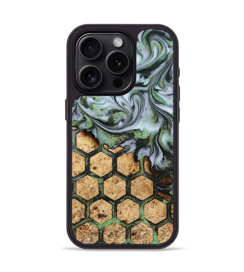 iPhone 15 Pro Wood Phone Case - Ariah (Pattern, 815242)