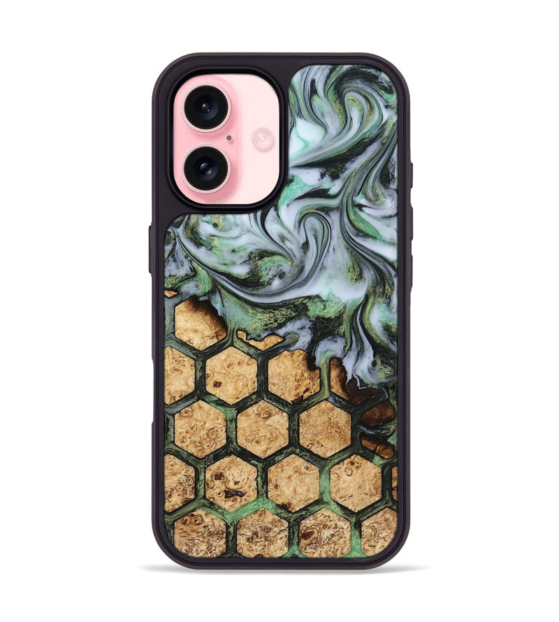 iPhone 16 Wood Phone Case - Ariah (Pattern, 815242)