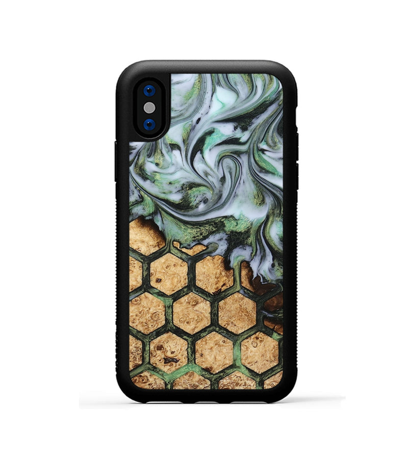 iPhone Xs Wood Phone Case - Ariah (Pattern, 815242)