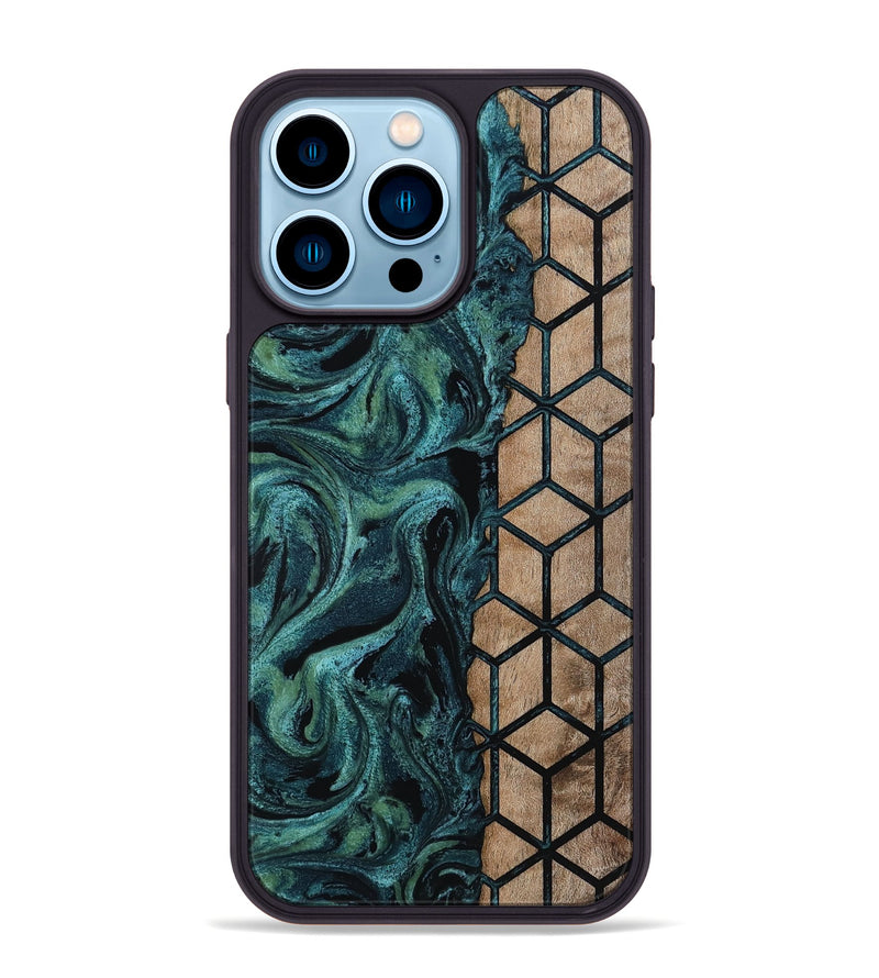 iPhone 14 Pro Max Wood Phone Case - Bob (Pattern, 815245)