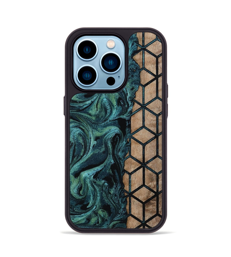 iPhone 14 Pro Wood Phone Case - Bob (Pattern, 815245)