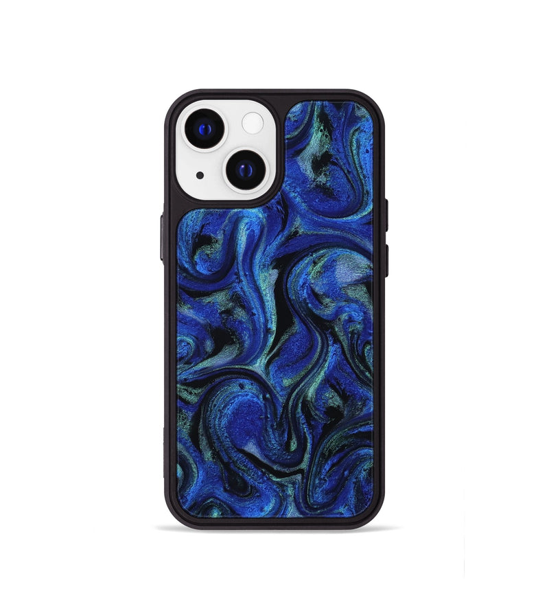 iPhone 13 mini ResinArt Phone Case - Veer (Blue, 815249)