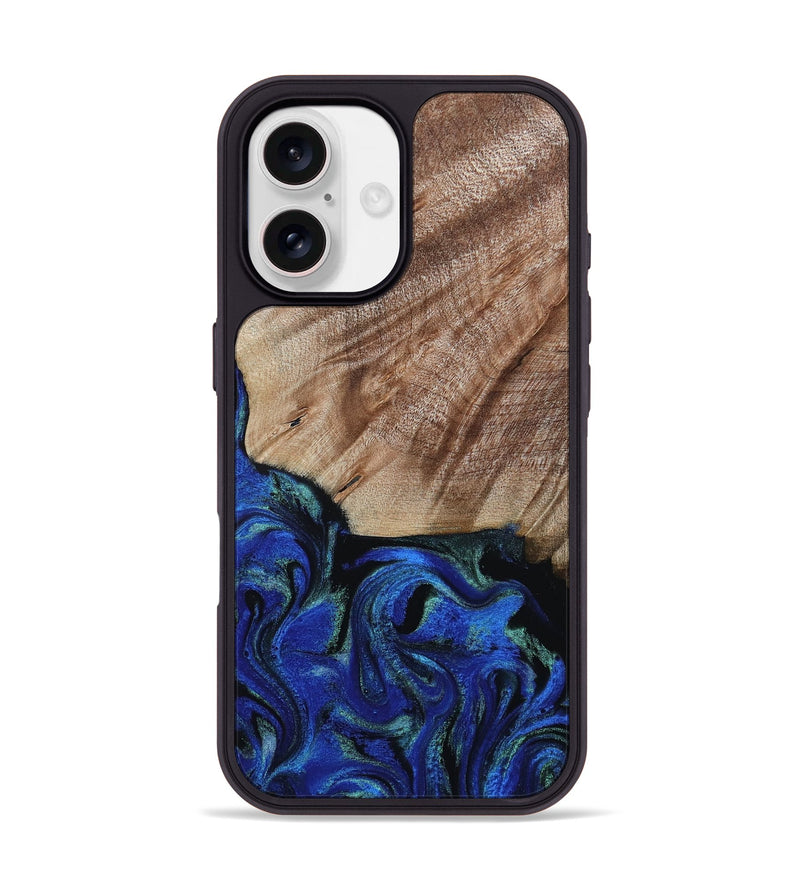 iPhone 17 Wood Phone Case - Jon (Blue, 815251)