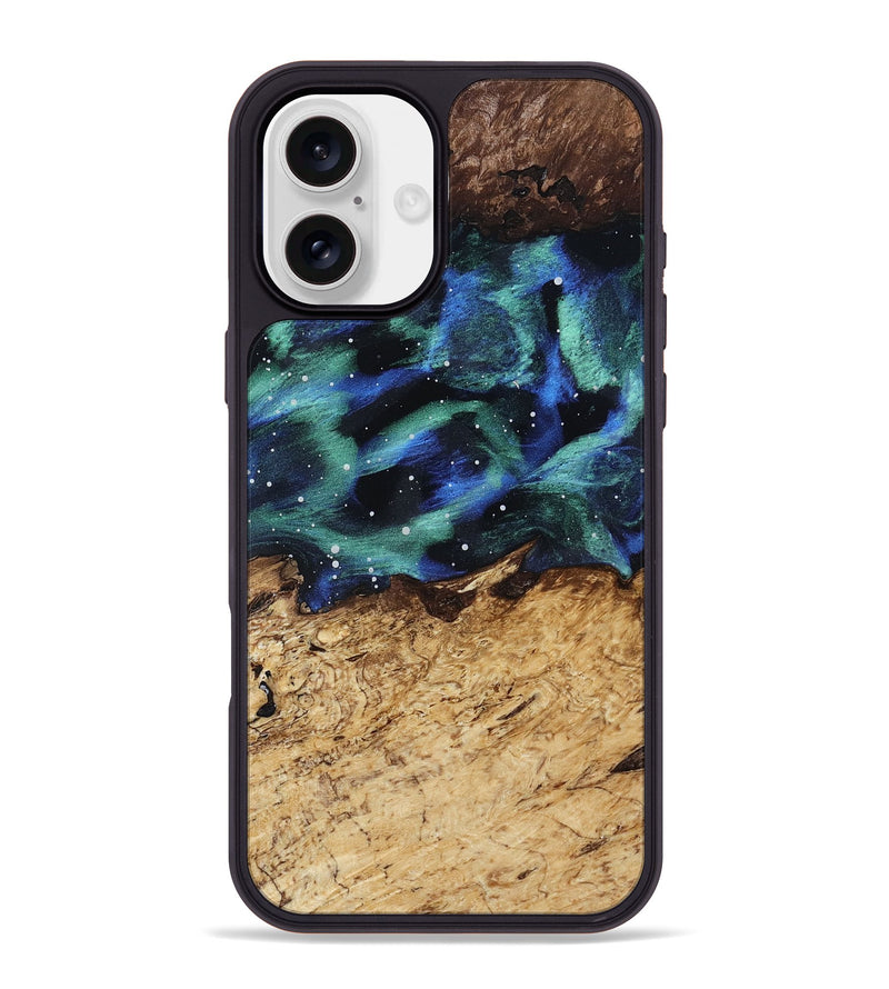 iPhone 16 Plus Wood Phone Case - Evelyn (Cosmos, 815260)