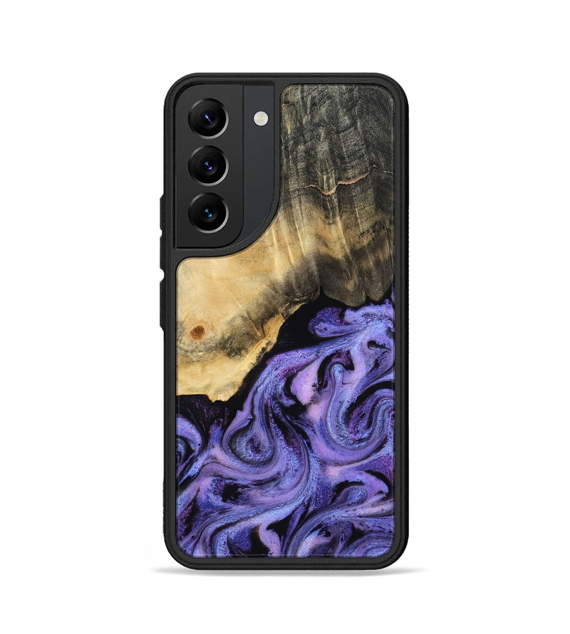 Galaxy S22 Wood Phone Case - Benita (Purple, 815291)