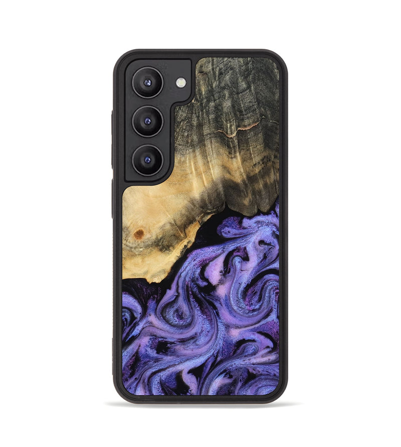 Galaxy S23 Wood Phone Case - Benita (Purple, 815291)
