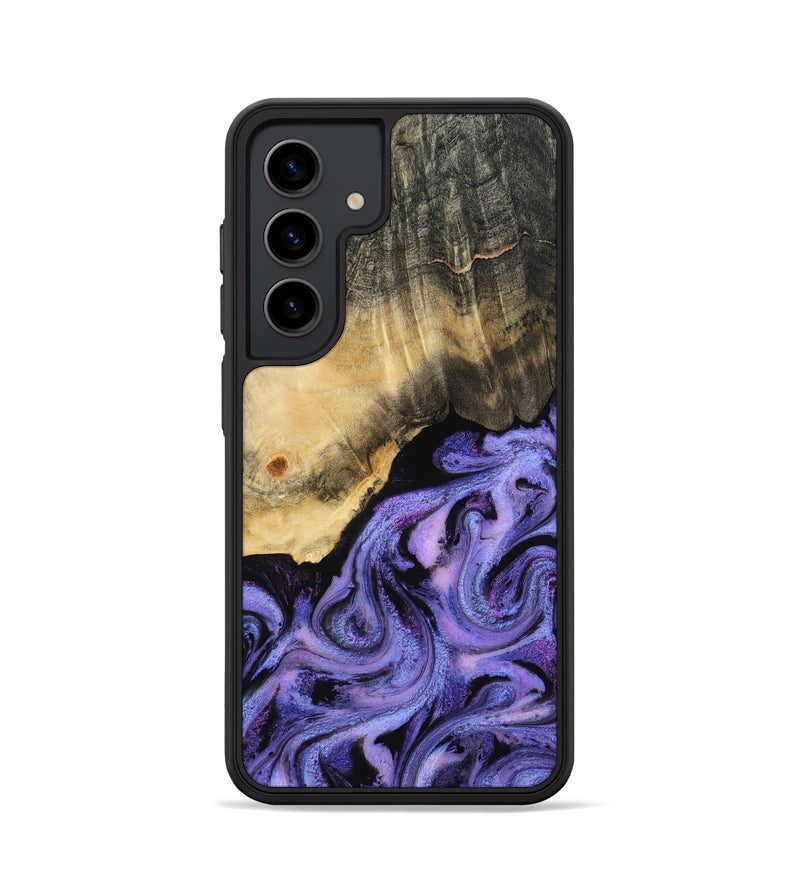 Galaxy S24 Wood Phone Case - Benita (Purple, 815291)