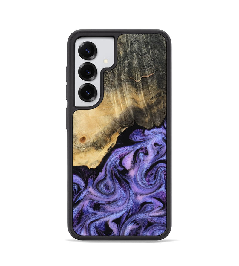 Galaxy S25 Wood Phone Case - Benita (Purple, 815291)
