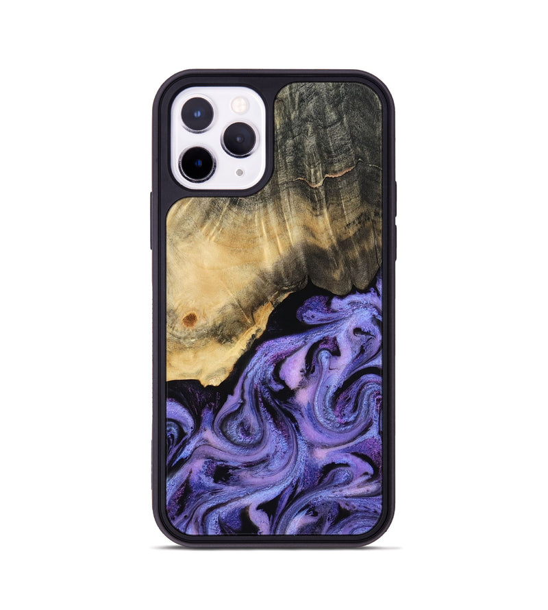 iPhone 11 Pro Wood Phone Case - Benita (Purple, 815291)
