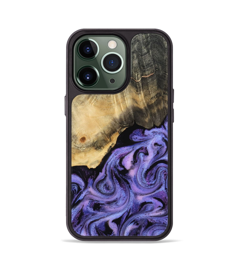 iPhone 13 Pro Wood Phone Case - Benita (Purple, 815291)