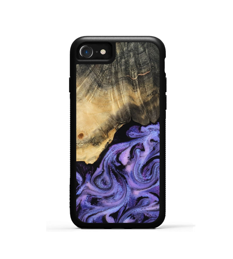 iPhone SE Wood Phone Case - Benita (Purple, 815291)