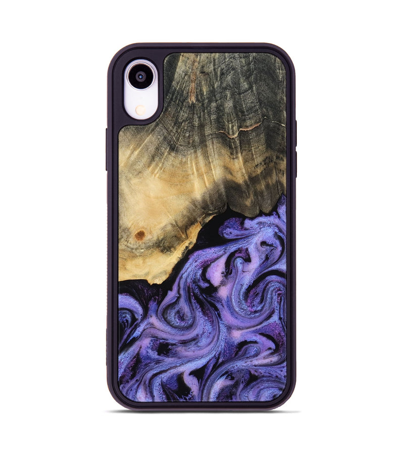 iPhone Xr Wood Phone Case - Benita (Purple, 815291)