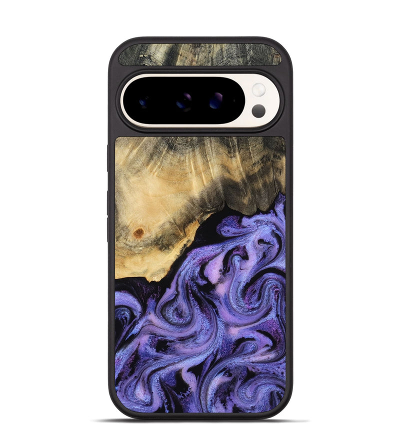 Pixel 9 Pro Wood Phone Case - Benita (Purple, 815291)