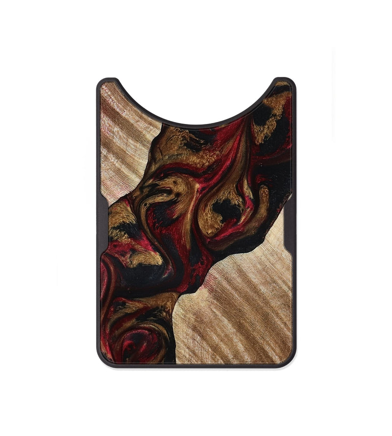 Alloy Wood Wallet - Tylor (Red, 815302)