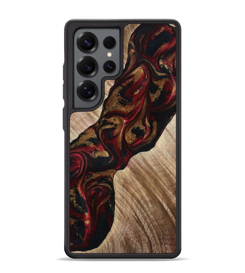 Galaxy S25 Ultra Wood Phone Case - Tylor (Red, 815302)