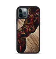 iPhone 12 Pro Wood Phone Case - Tylor (Red, 815302)