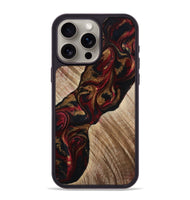 iPhone 15 Pro Max Wood Phone Case - Tylor (Red, 815302)