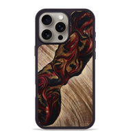 iPhone 16 Pro Max Wood Phone Case - Tylor (Red, 815302)