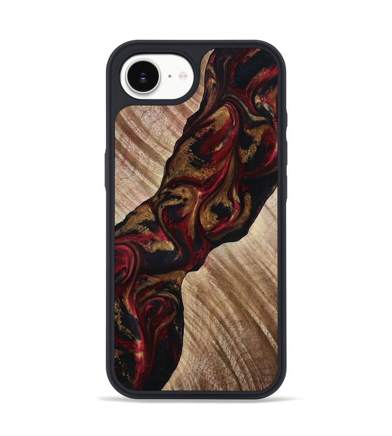iPhone 16e Wood Phone Case - Tylor (Red, 815302)