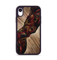 iPhone Xr Wood Phone Case - Tylor (Red, 815302)