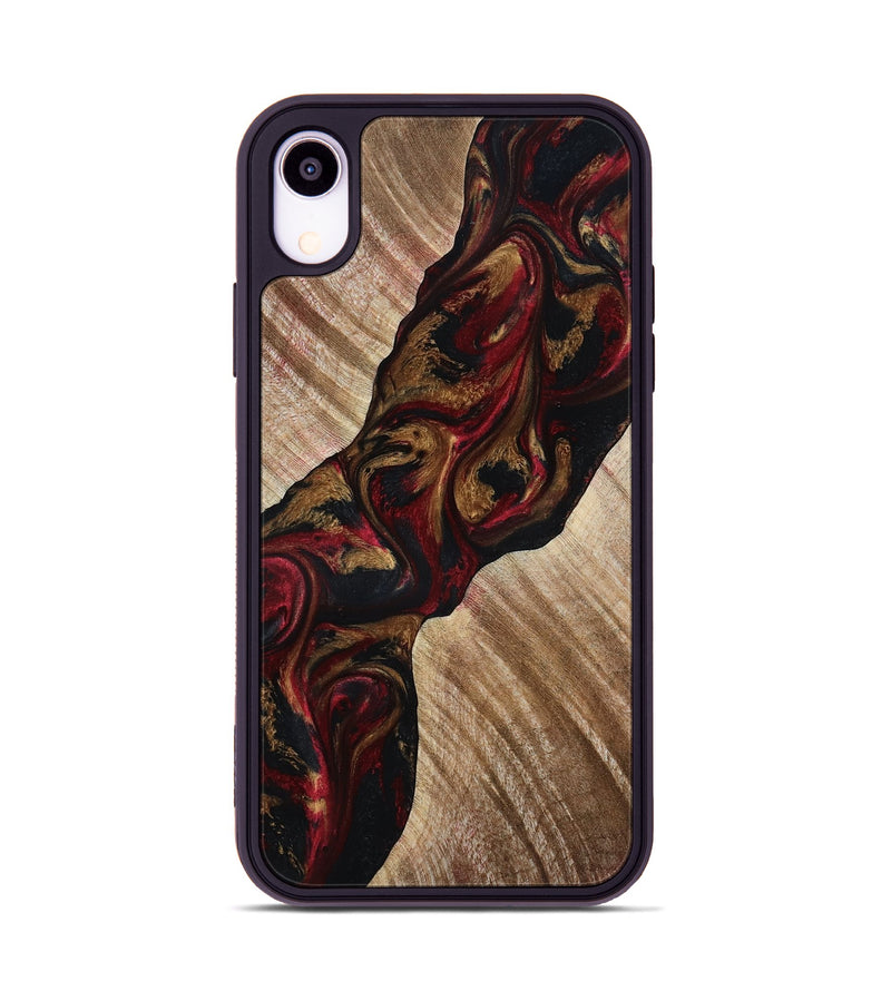 iPhone Xr Wood Phone Case - Tylor (Red, 815302)